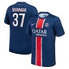 Original Fußballtrikot Paris Saint-Germain Skriniar 37 Heimtrikot 2024-25 Für Herren